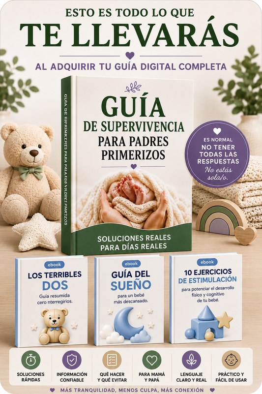 👶 Guía de Supervivencia para Padres Primerizos + Bonus Especiales 🎁